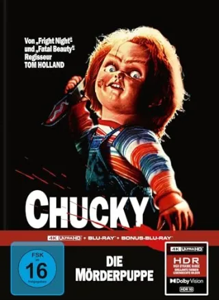 Chucky ? Die Mörderpuppe - Limitiertes Mediabook - Cover A (4K Ultra HD+Blu-ray+Bonus-Blu-ray)
