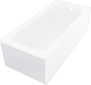 Neuesbad BATHTUBE SIDE PANEL, Kurz 180CM, 50 HEIGHT NB1DEKTJK018O1