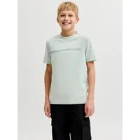Jack & Jones Junior T-Shirt JCOFUSION CHEST BRAND TEE SS CN JNR Materialmix, regular Fit, Kurzarm