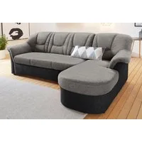 DOMO collection Ecksofa SARAFINA 232x146 cm, auch mit Federkern für noch mehr Sitzkomfort!, whlw. mit Bettfunktion, L-Form