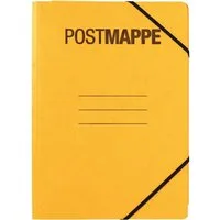 PAGNA Fächermappe Eckspanner Postmappe DIN A4 gelb