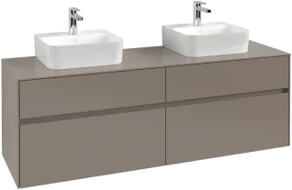 Villeroy & Boch Waschtischunterschrank Collaro C107B0 1600x548x500mm m. Bel. 4 Ausz. für 2 Waschtisc C107B0VM