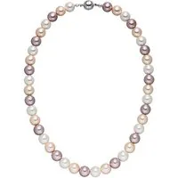 JOBO Kette ohne Anhänger Perlenkette, multicolor 10 mm 45 cm