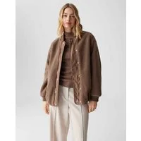 OPUS Winterjacke HULDA im Blousonstil lockere Passform, weicher Griff, matter Glanz in der Oberfläche