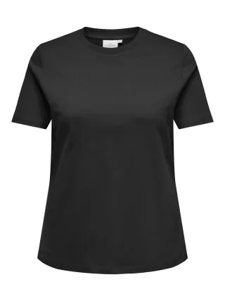 ONLY CARMAKOMA - CARJEN S/S JEANS TEE JRS NOOS Black - Gr. - 44