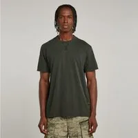 G-STAR T-Shirt Nifous Rundhals, mit Rippeinsatz
