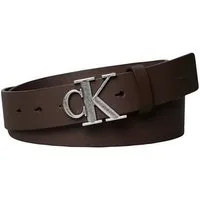 Calvin Klein Ledergürtel CK BUCKLE SMOOTH 35MM Größenverstellbar mit Metallschließe