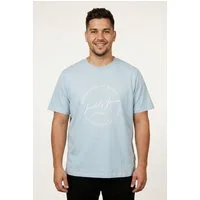 Jack & Jones PlusSize Rundhalsshirt JJGRAYSON TEE SS CREW NECK PLS Baumwolle, regular fit