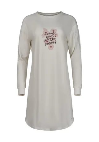 SKINY - Skiny Damen Sleepshirt langarm Night In Mix & Match - Gr. - 36