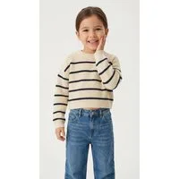 s.Oliver Junior Strickpullover mit Streifen Muster