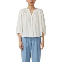 s.Oliver Schlupfbluse 3/4-Arm-Sommerbluse mit Viskose