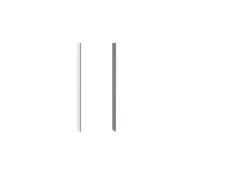 emco Einbau-Set prime Slim Halbeinbau Glas weiss matt, 949700047 949700047