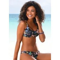 LASCANA Bustier-Bikini-Top Malia, mit tropischem Print