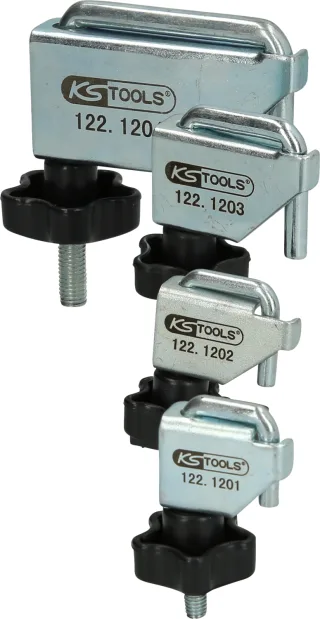 KS Tools Schlauch-Klemmen-Satz, 4-tlg - 122.1200