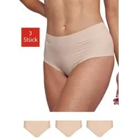 SNOCKS Hipster High Waist Panties Seamless (3-St) ohne Nähte, unsichtbar unter deiner Kleidung