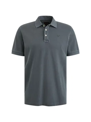 PME Legend - pique garment dye dark slate - Gr. - L