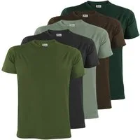 ALPIDEX Rundhalsshirt ALPIDEX T-Shirts Herren 5er Set Rundhals – in vielen Farben & Größen
