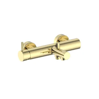 Herzbach SIRO PVD GOLD Wannenbatterie Aufputz Gold, 30.120215.1.03 30.120215.1.03