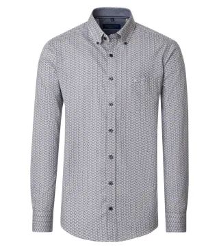 CASAMODA - Comfort Fit: Freizeithemd grün - Gr. - XXL
