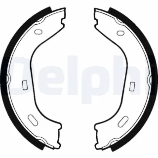 Delphi Bremsbacken hinten Mercedes 123 S-Klasse Sl