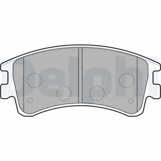 Delphi Bremsbel?ge vorne Mazda 6 GG GY LP1799