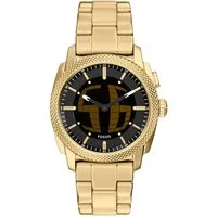 Fossil Quarzuhr Machine - Big Tic FS6157, Armbanduhr, Herrenuhr, Edelstahlarmband, analog, digital