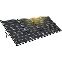 enjoy solar Solarmodul Faltbar Faltbares Solarpanel Solartasche 100W-200W, 12V/400W, 31.9V, Monokristallin, Design für Unterwegs, hohe Schutzleistung