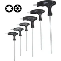 BENSON Schraubendreher Torx T Steckschlüssel Satz T Griff T10-T40, Schraubendreher, Schlüssel, Set, 6-tlg