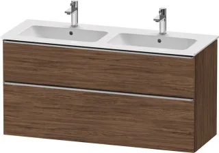 Duravit D-Neo Waschtischunterbau wandhängend Nussbaum dunkel Matt 1280x462x625 mm - DE4365070210000 DE4365070210000