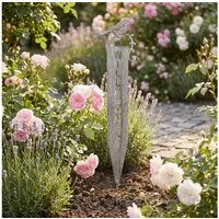 Ambiente Haus Gartenstecker Willkommen (H) 70cm (1-St) mit Vogel und Schriftzug für Außenbereich
