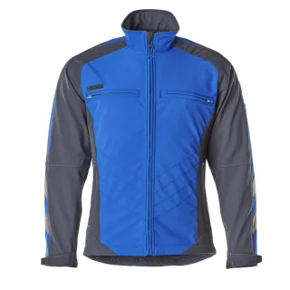 MASCOT Dresden Softshell Jacke UNIQUE Kornblau / Schwarzblau XXL - 12002-149-11010-XXL