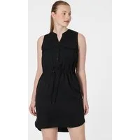 Ragwear Sommerkleid ROISSIN Viskosemischung mit Brusttaschen, Taillenband und Anti-Knitter-Finish