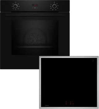 NEFF Backofen-Set "B1CCC0AK3" mit Teleskopauszug nachrüstbar mit 5 Beheizungsarten