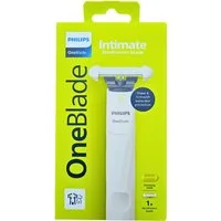 Philips Elektrorasierer OneBlade Intimate Men QP1924/20, Aufsätze: 2, 100% wasserdicht für Nass- und Trockenrasur mit SkinProtect-Klinge