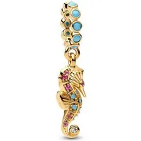 Pandora Charm-Einhänger 763895C01, Charm-Anhänger Seepferdchen Goldfarben