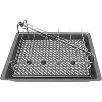 AirFry & Grillset HZ635000, Backblech anthrazit, emailliert