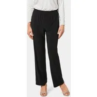 GOLDNER Schlupfhose Slinky-Hose mit weitem Bein Jerseyhose mit Schlupfbund und Knöchellänge