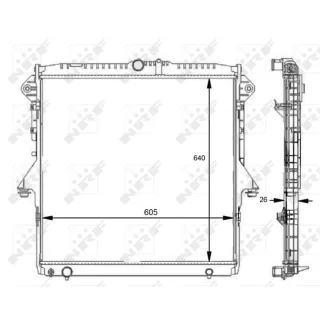 NRF K?hler f?r Antriebsbatterie Ford Ranger