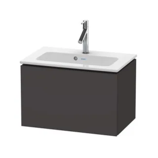 Duravit L-Cube Waschtischunterbau wandhängend Graphit Supermatt 620x391x400 mm - LC615608080 LC615608080