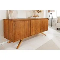 riess-ambiente Sideboard FINCA 150cm vintage braun - Pinien-Massivholz, Stauraum, rechteckig (Einzelartikel, 1 St), Kommode aus recyceltem Holz - ideal für Schlaf-, Gäste- und Wohnzimmer
