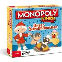 Winning Moves Spiel Monopoly Junior Unser Sandmännchen, Brettspiel