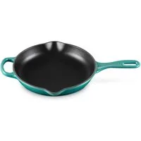 LE CREUSET Servierpfanne Brat- und Servierpfanne Signature bleu riviera 23cm