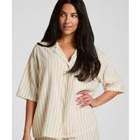 Hunkemöller Pyjama Jacke Leinen