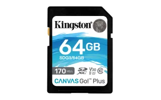 Kingston Canvas Go! Plus | sdg3/64gb | Flash-Speicherkarte