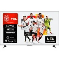 TCL 65V6CX1 LED-Fernseher (164 cm/65 Zoll, 4K Ultra HD, Smart-TV, Google TV, 4K HDR, Multi-HDR, Dolby Vision, Game Master, Smart TV, Apple TV)