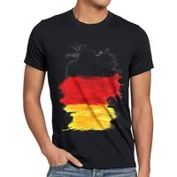 style3 T-Shirt Flagge Deutschland Fußball Sport Germany WM Fahne nationalmannschaft