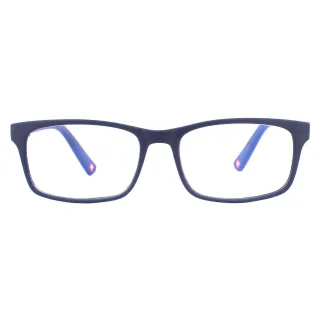 Montana Rechteckige Unisex-Mattblaue Brille