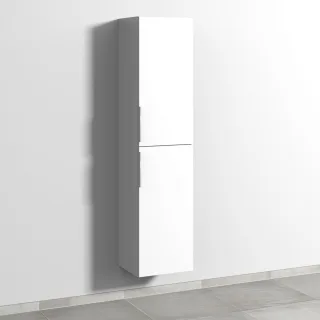 Sanipa 3way Hochschrank mit 2 Türen, Weiß-Soft UM09543
