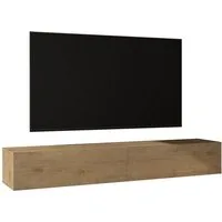 doporro TV-Board TV-schrank Fernsehschrank Low-Board TV-Tisch Wand-hängend F02