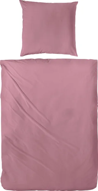Primera Bettwäsche "Uni Luxus-Satin in Gr. 135x200, 155x220 oder 200x200 cm" 2 Stk. Bettwäsche aus Baumwolle, unifarbene Bettwäsche mit Reißverschluss